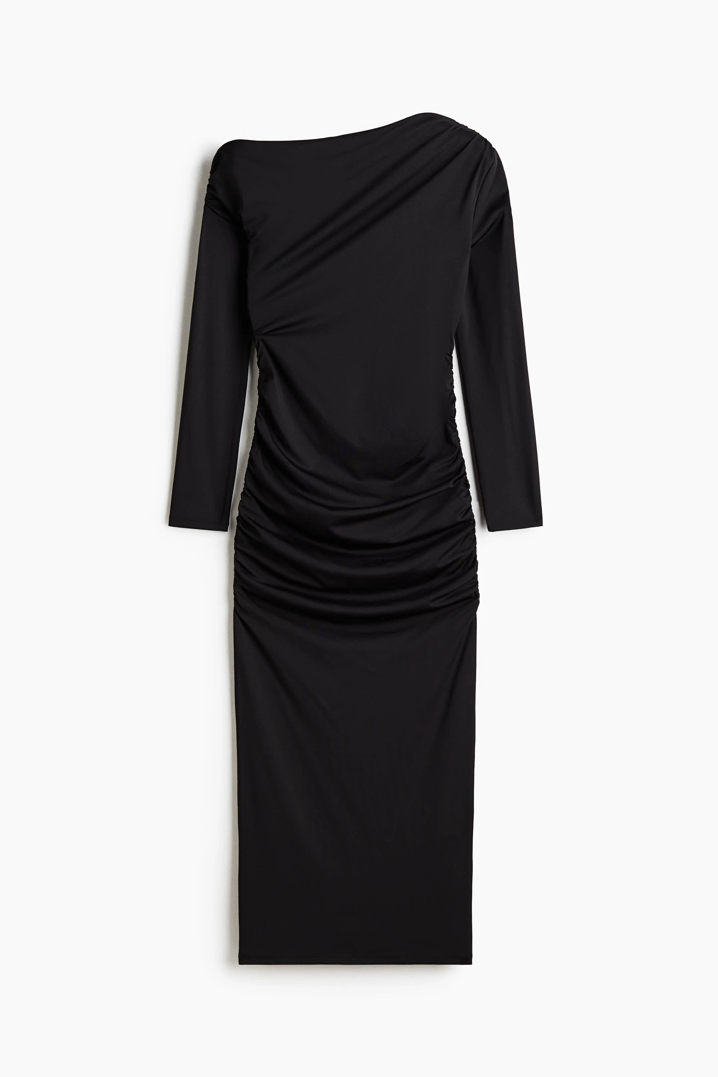 Draped One-Shoulder Dress - original photo