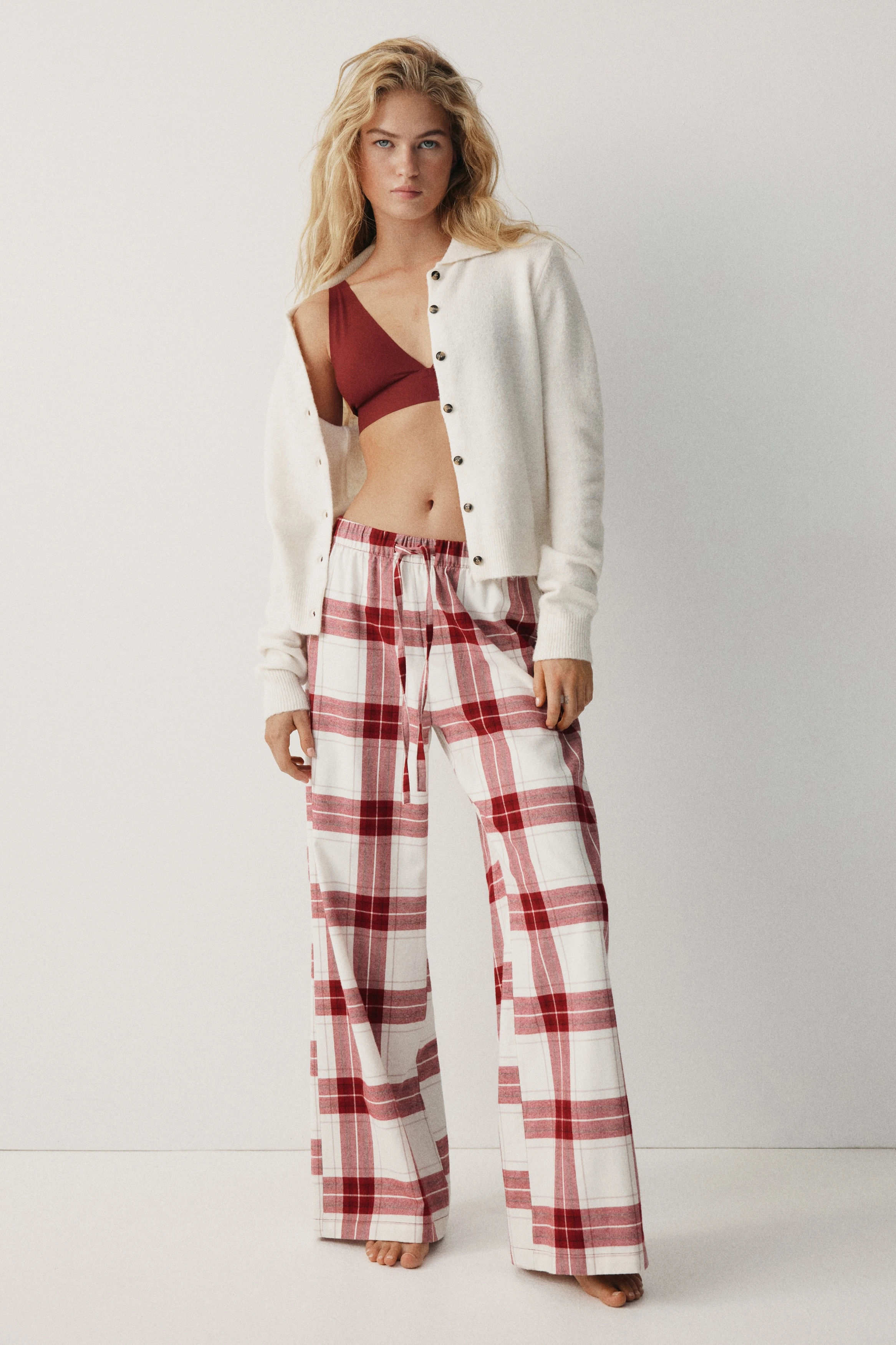 Flannel Pajama Pants - AI generated result