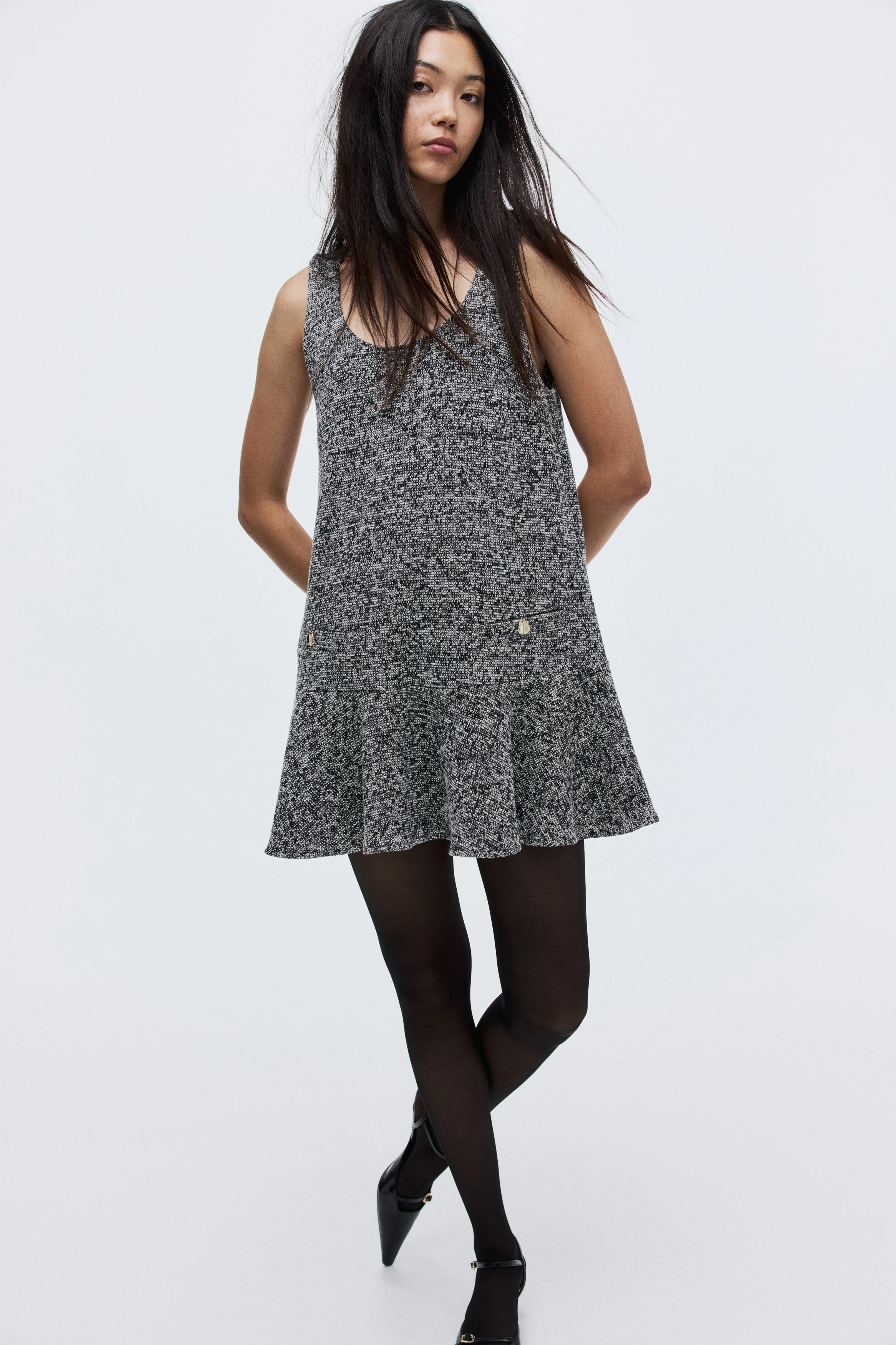 Jacquard-Weave Dress - AI generated result