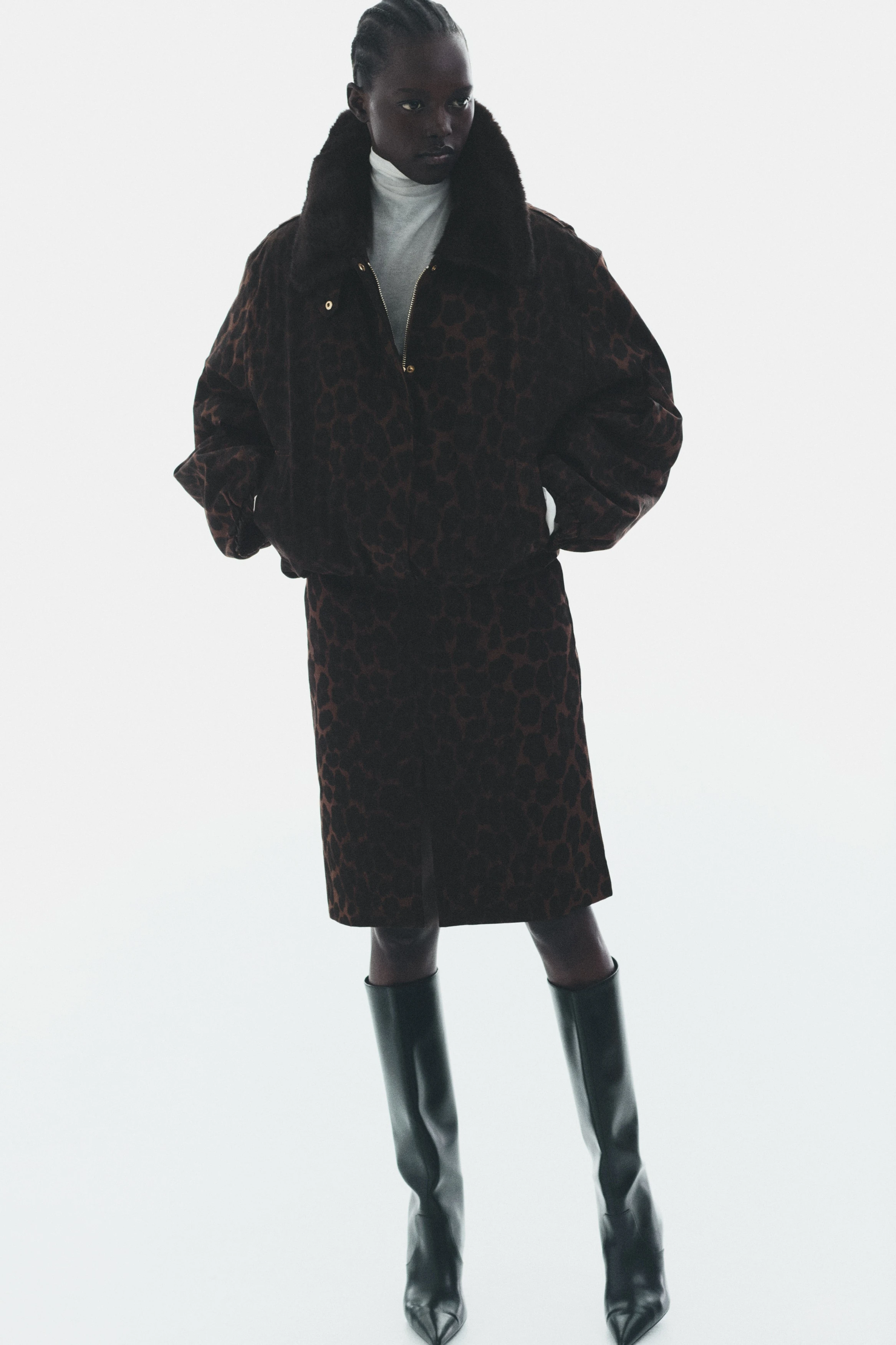 Padded Twill Jacket - AI generated result